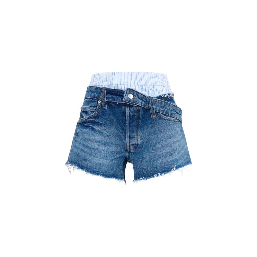 Blue Denim Shorts