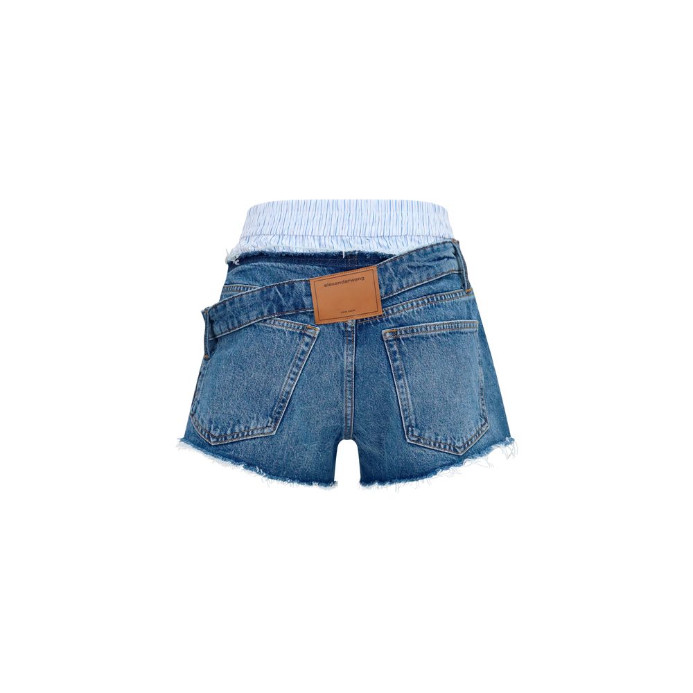 Blue Denim Shorts