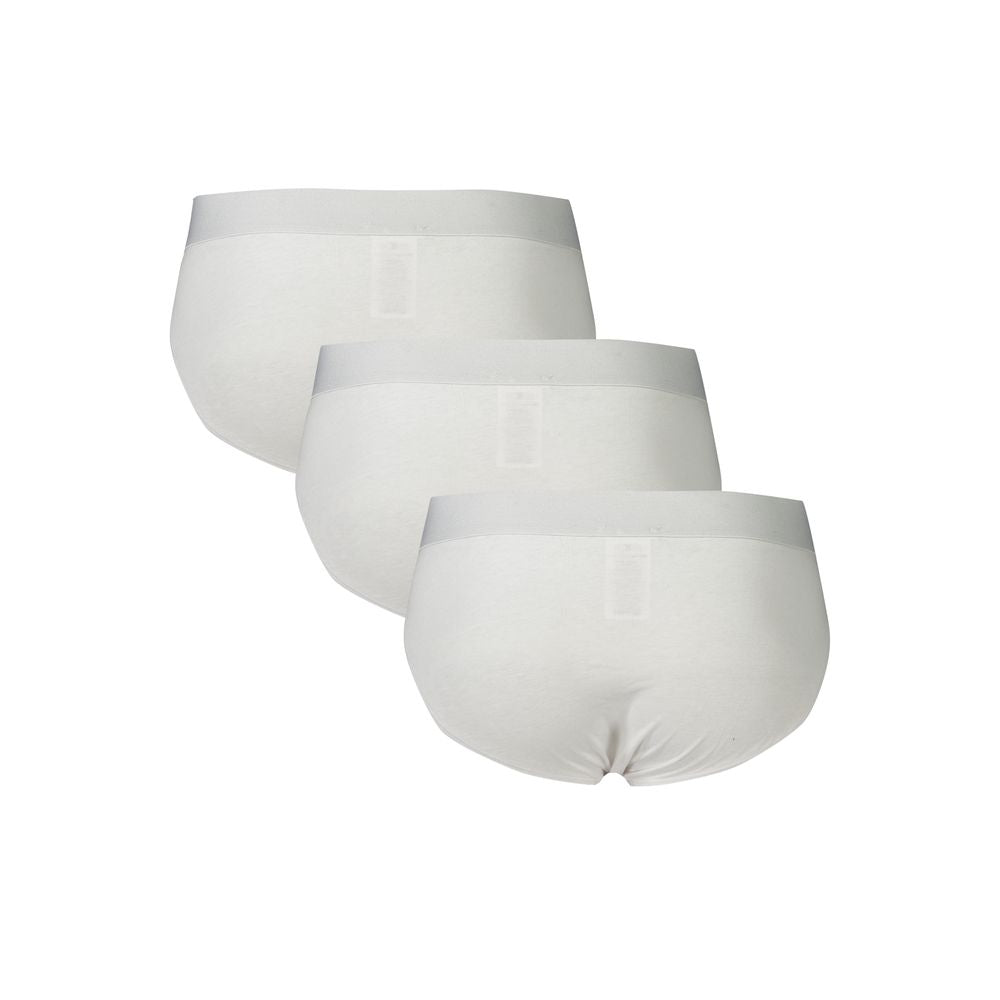 White Polyester Men's Underwear Slip