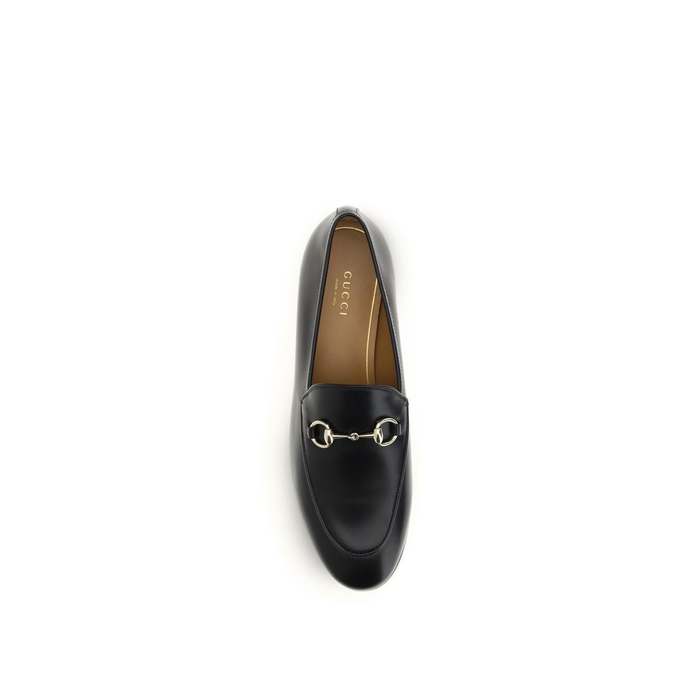 Black Calf Leather Bos Taurus Slip-On Loafers
