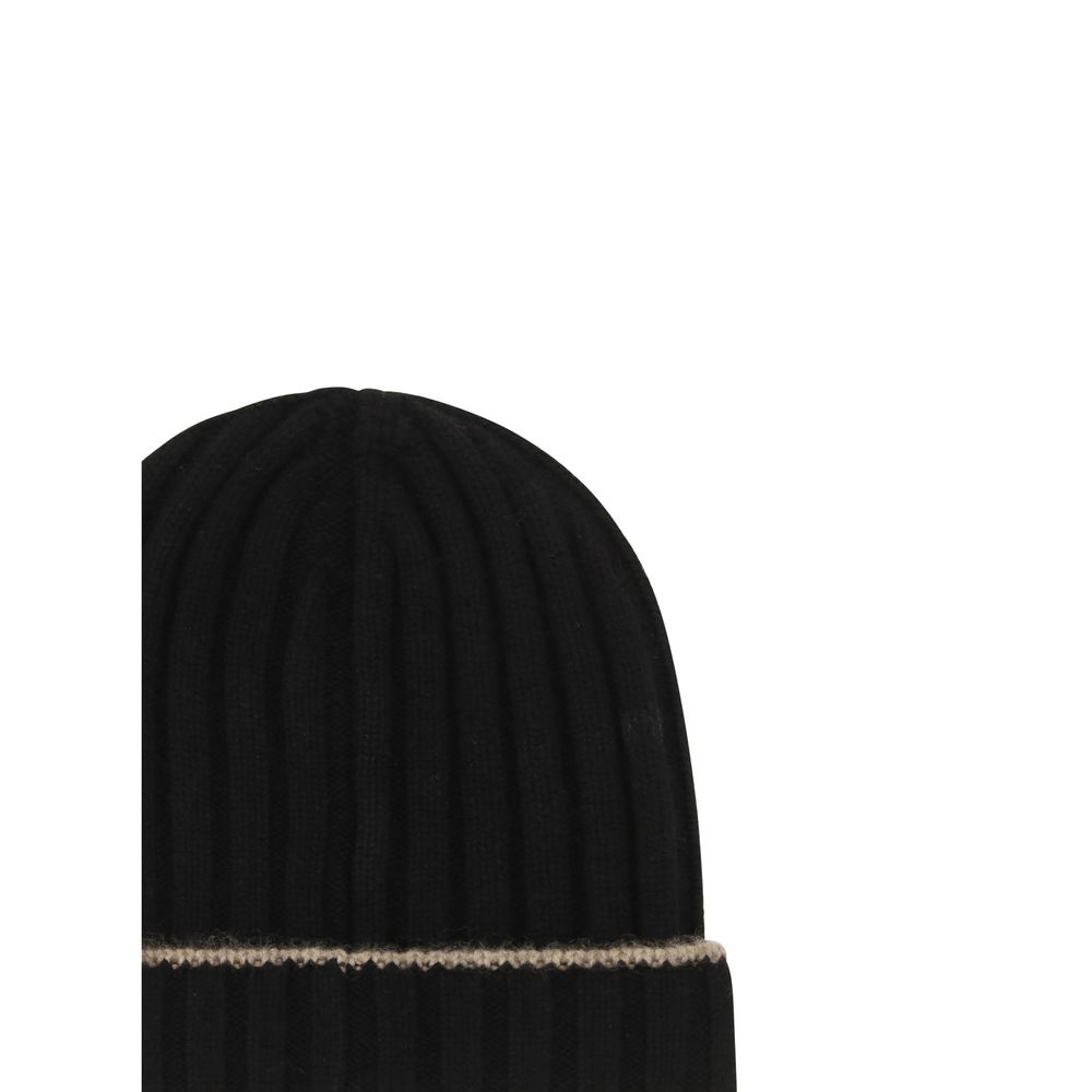 Black Cashmere Beanie