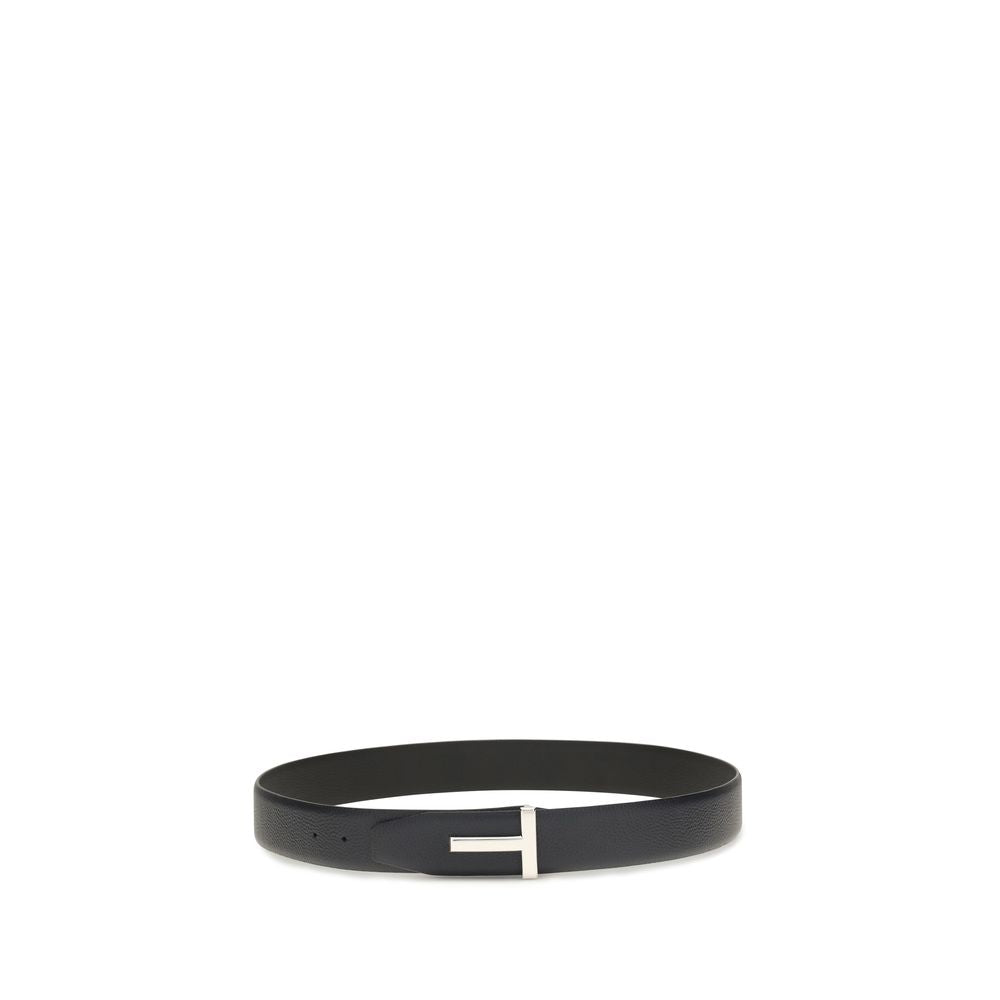 Black Calf Leather Bos Taurus Belt