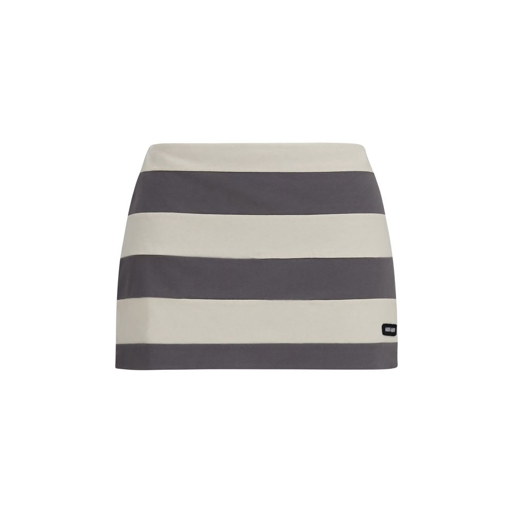Multicolor Cotton Mini Skirt