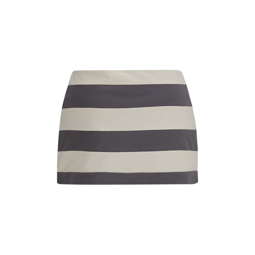 Multicolor Cotton Mini Skirt