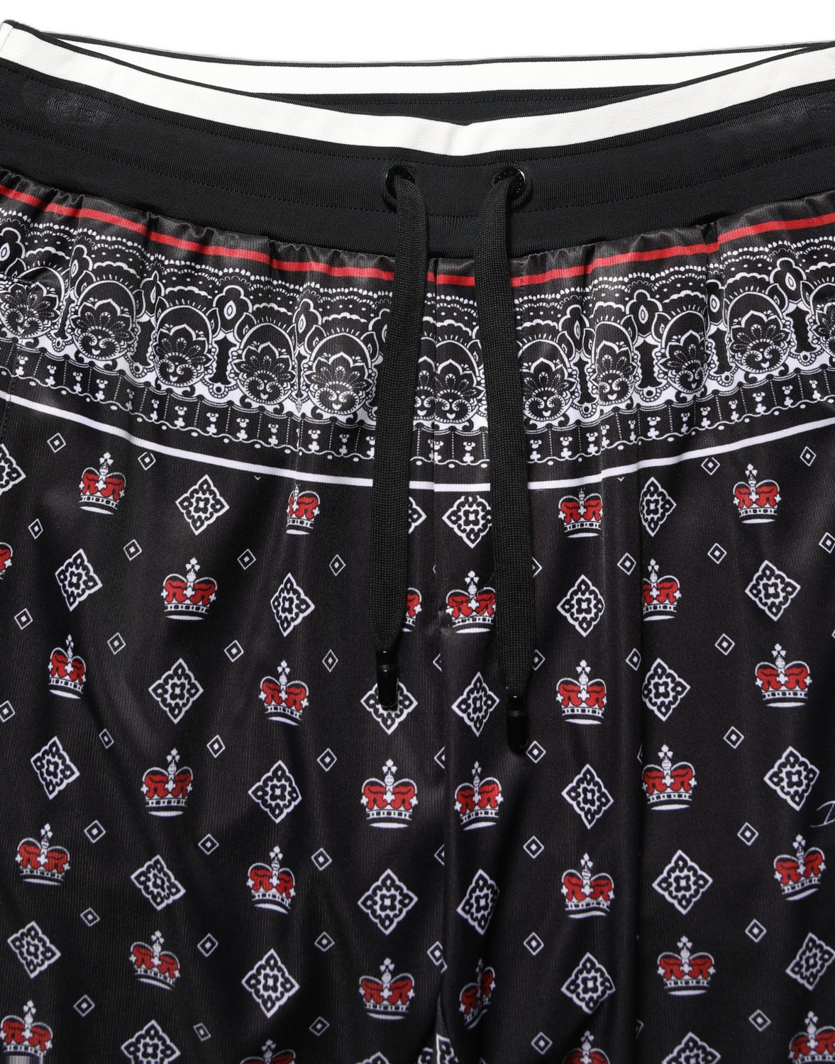 Black Bandana Crown Jogger Men Trouser Pants
