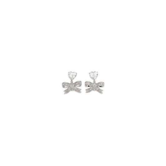 Silver Brass Earrings