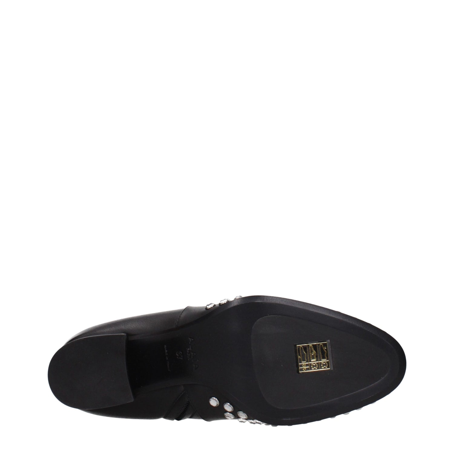 Black Leather Ankle Boots