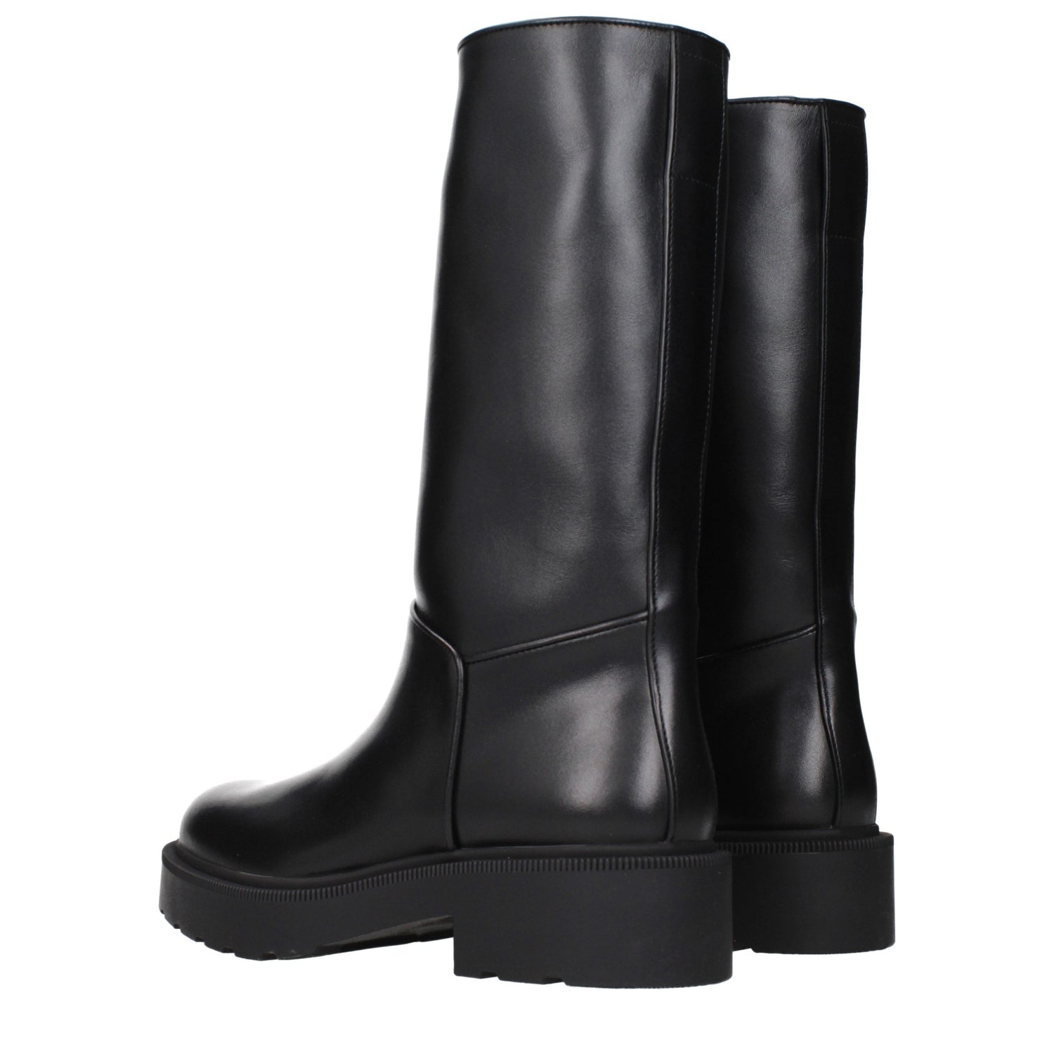 Black Leather Boots