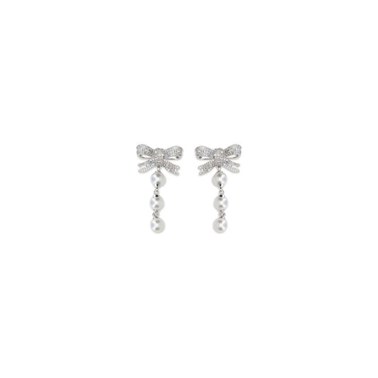 Silver Brass Earrings