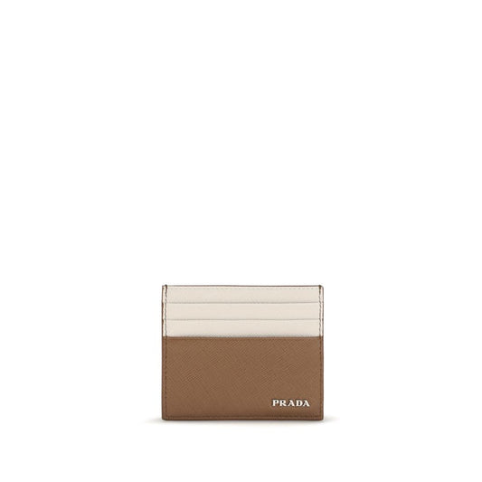 Beige Calf Leather Bos Taurus Wallet