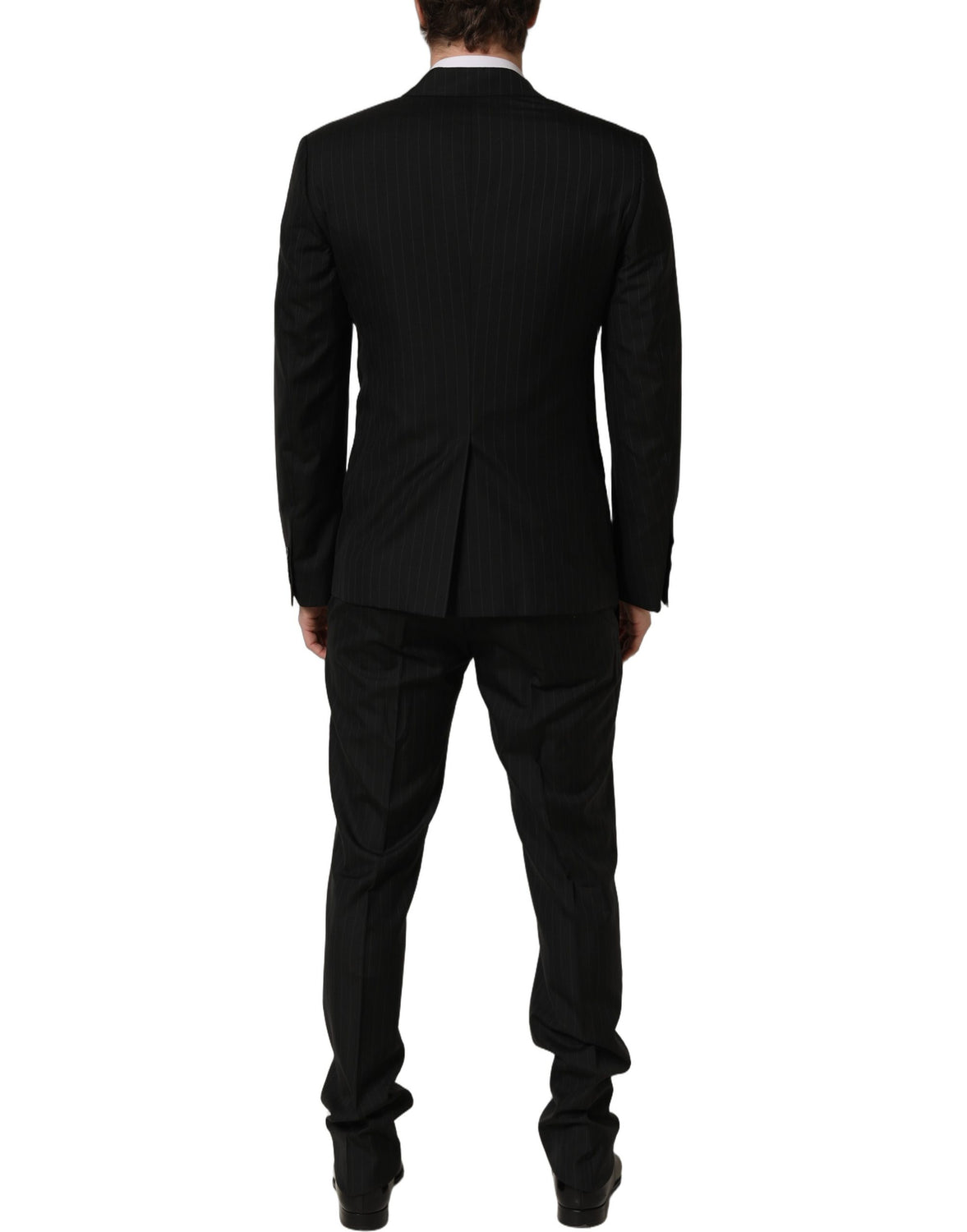 Black Stripes Slim Fit Formal 3 Piece Suit