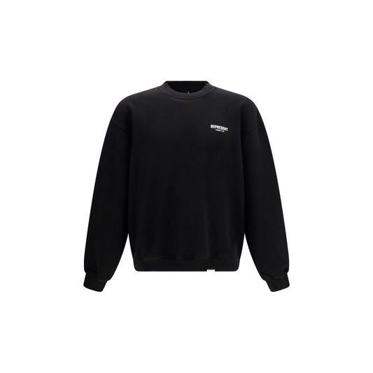 Black Cotton Sweatshirt