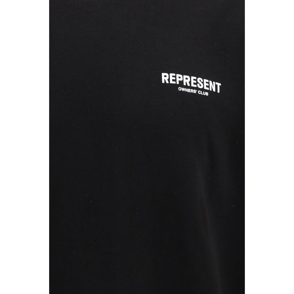 Black Cotton Sweatshirt