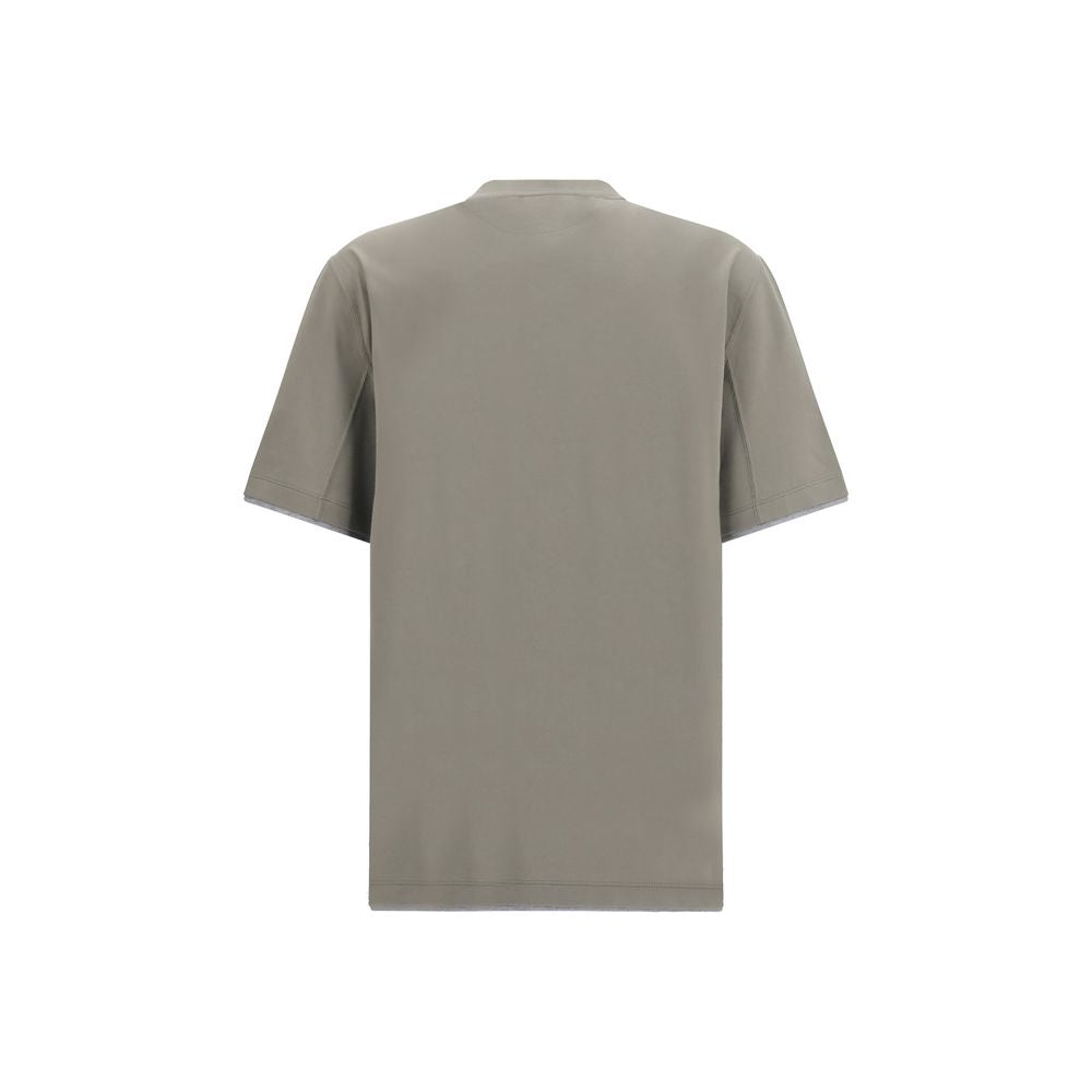 Bicolor Cotton T-Shirt