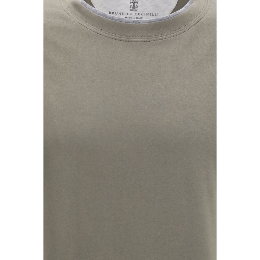 Bicolor Cotton T-Shirt