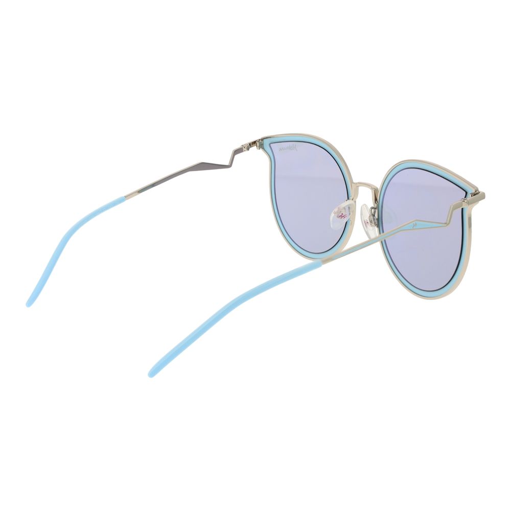 Blue Metal Sunglasses