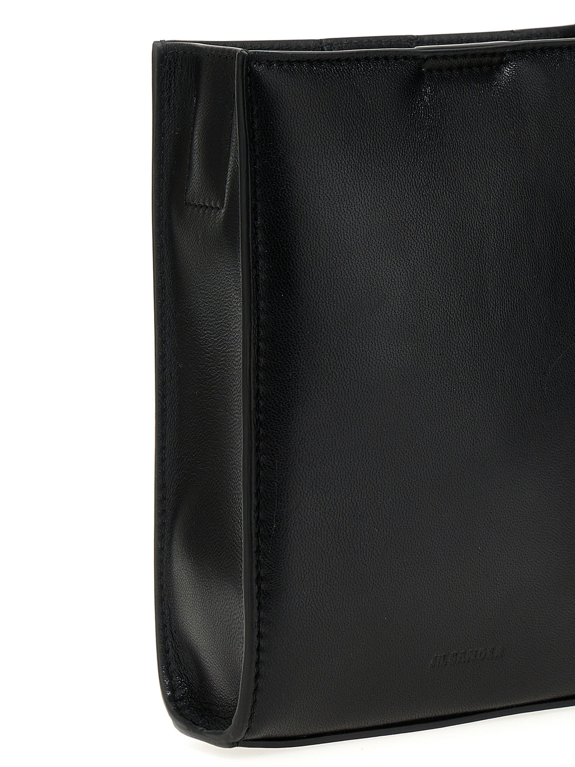 Black Calfskin Crossbody Bag