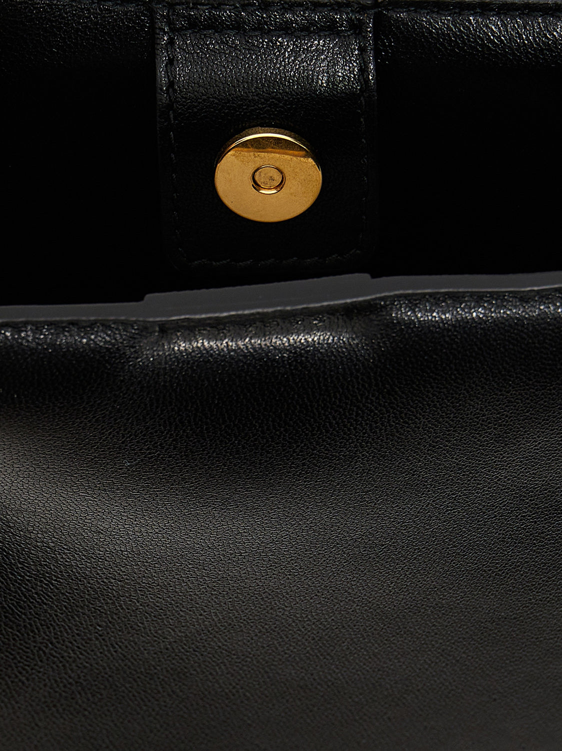 Black Calfskin Crossbody Bag