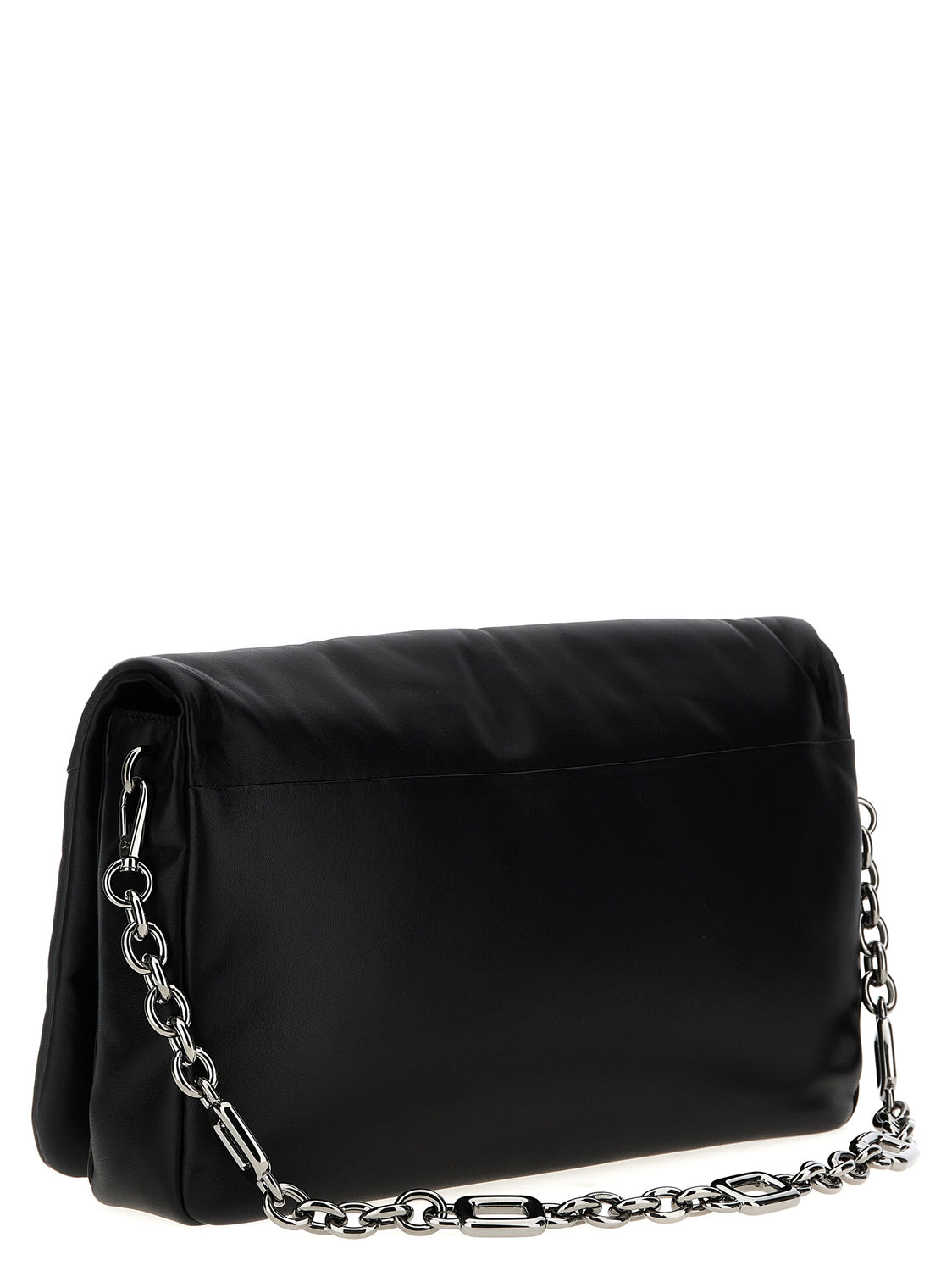 Black Leather Shoulder Bag