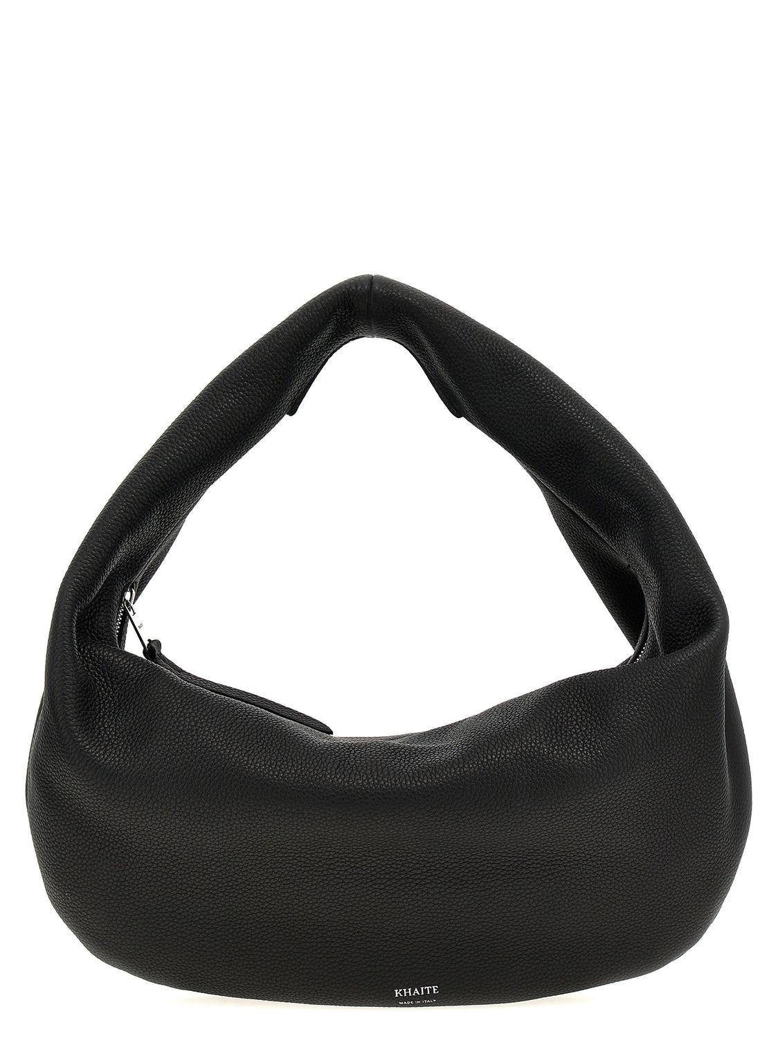 Black Calfskin Shoulder Bag