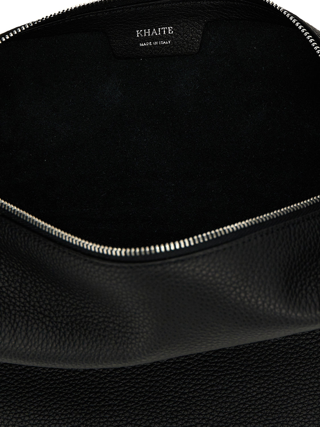 Black Calfskin Shoulder Bag