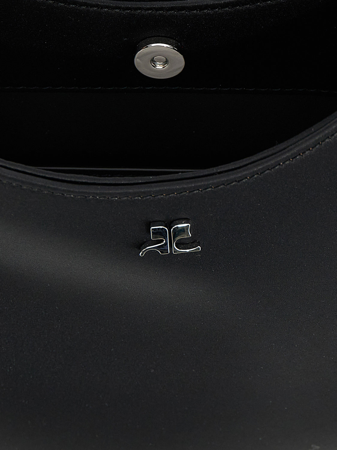 Black Polyester Handbag