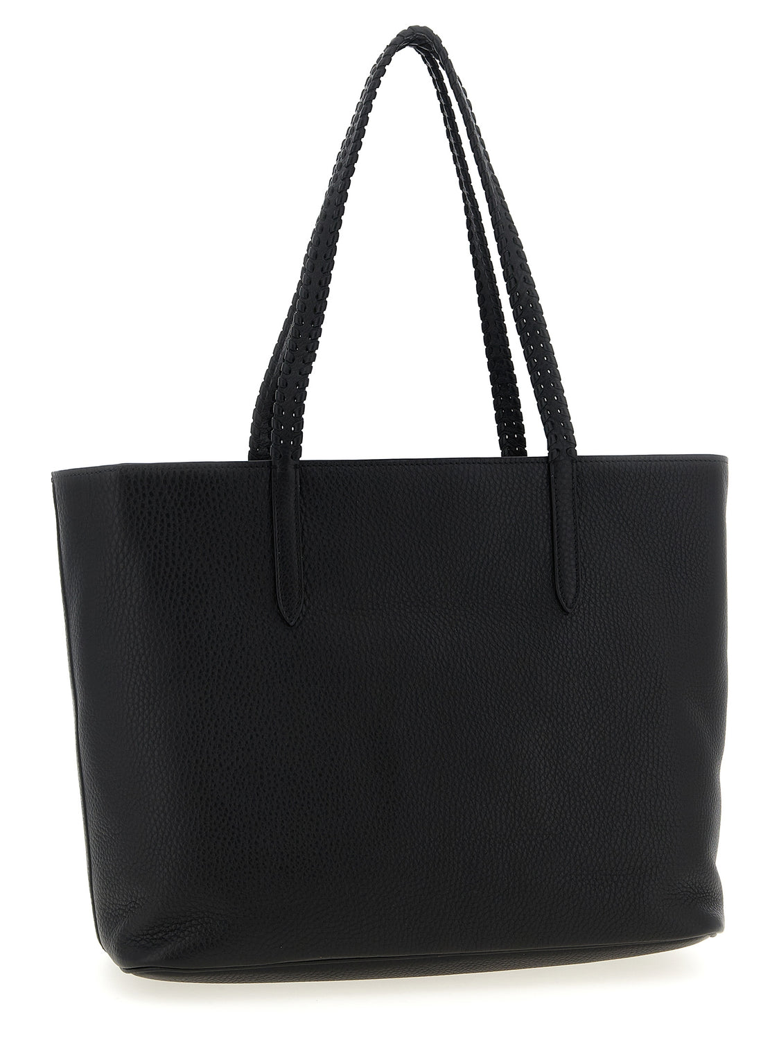 Black Calfskin Tote Bag