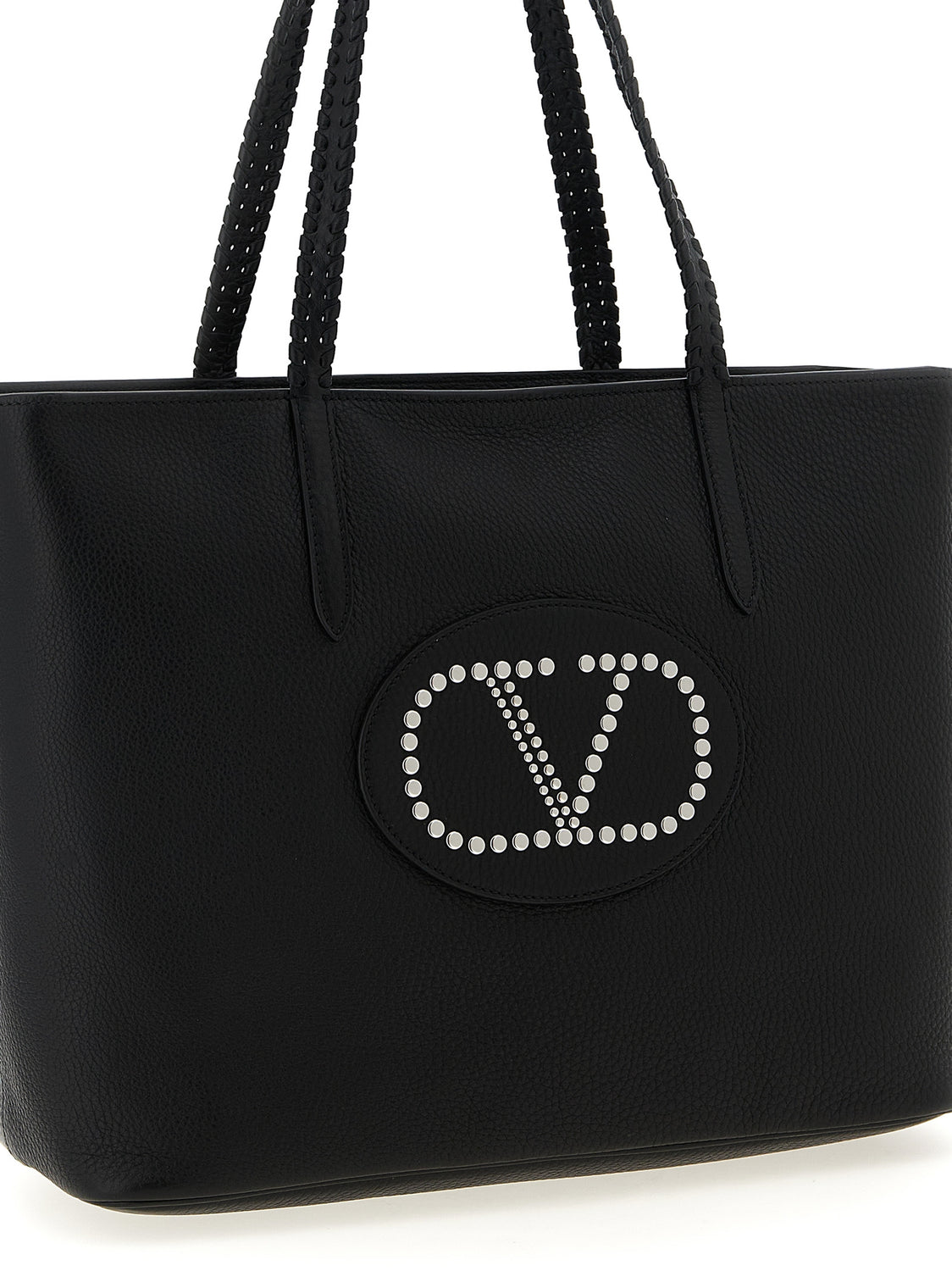 Black Calfskin Tote Bag