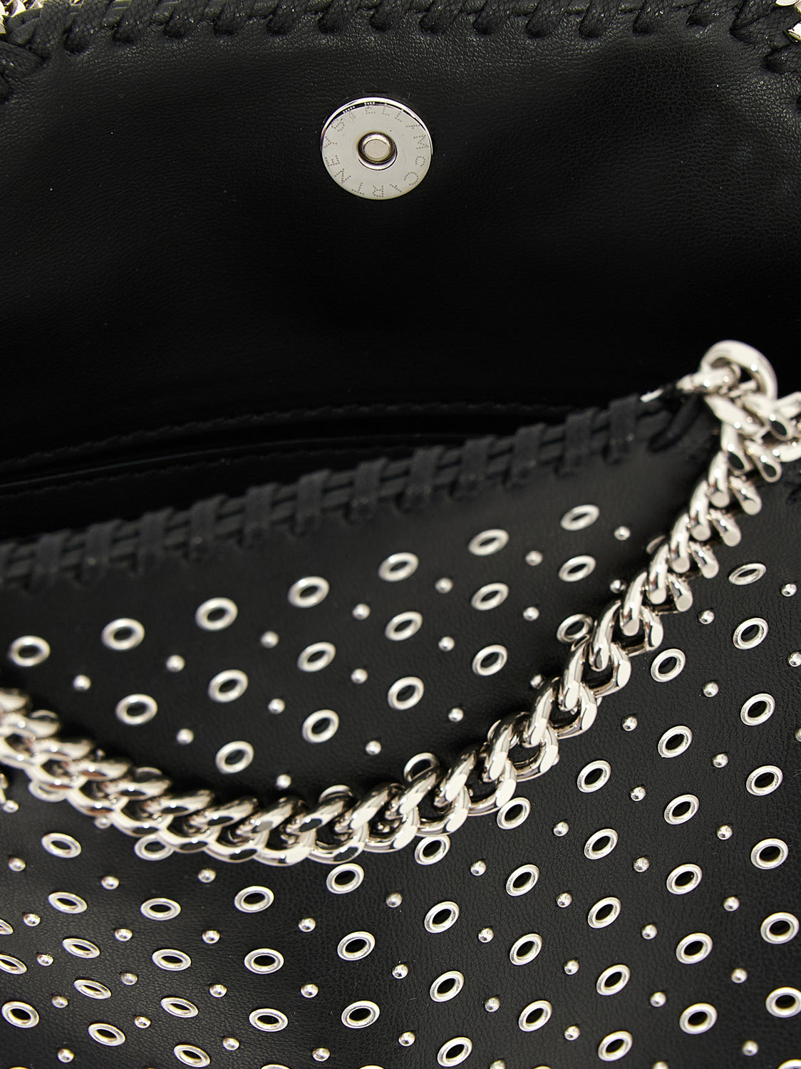 Black Polyester Handbag