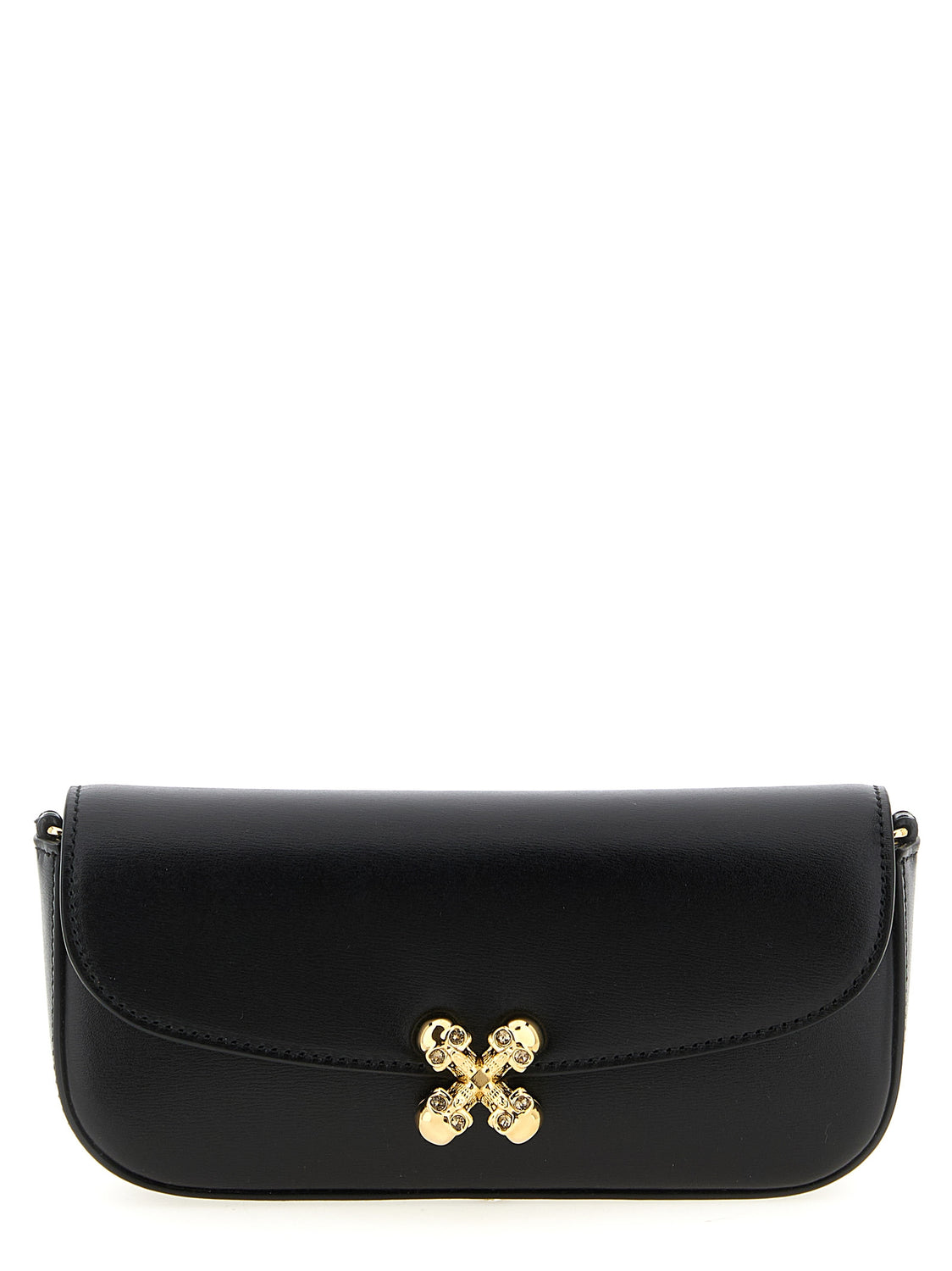 Black Calfskin Crossbody Bag