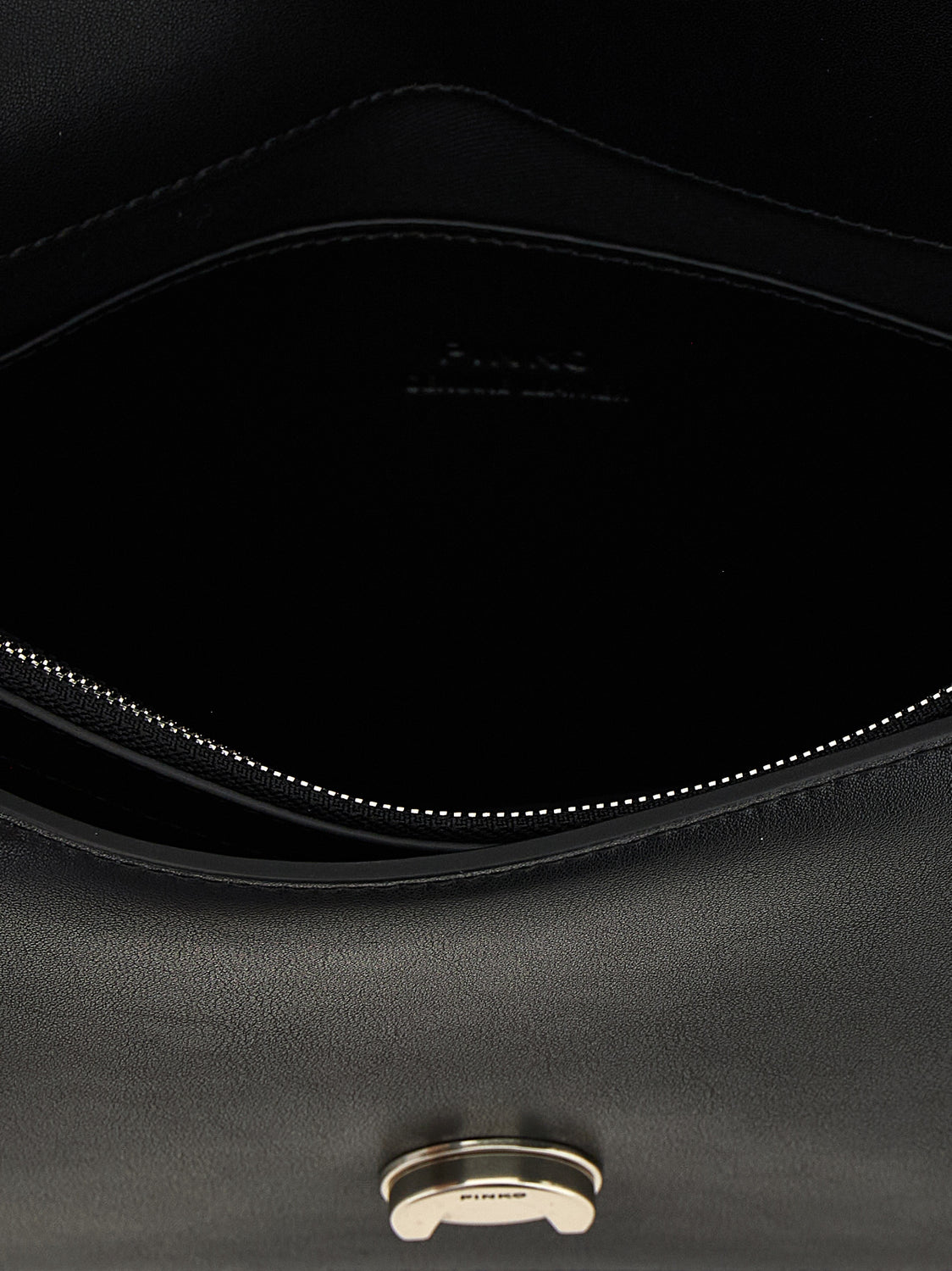 Black Goatskin Crossbody Bag