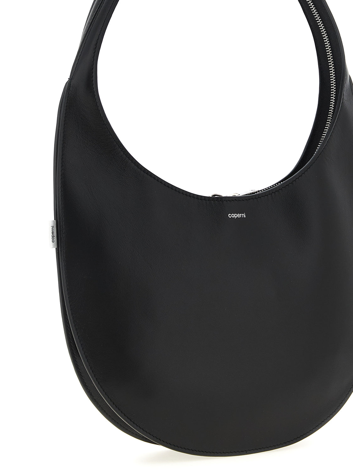 Black Cowhide Shoulder Bag
