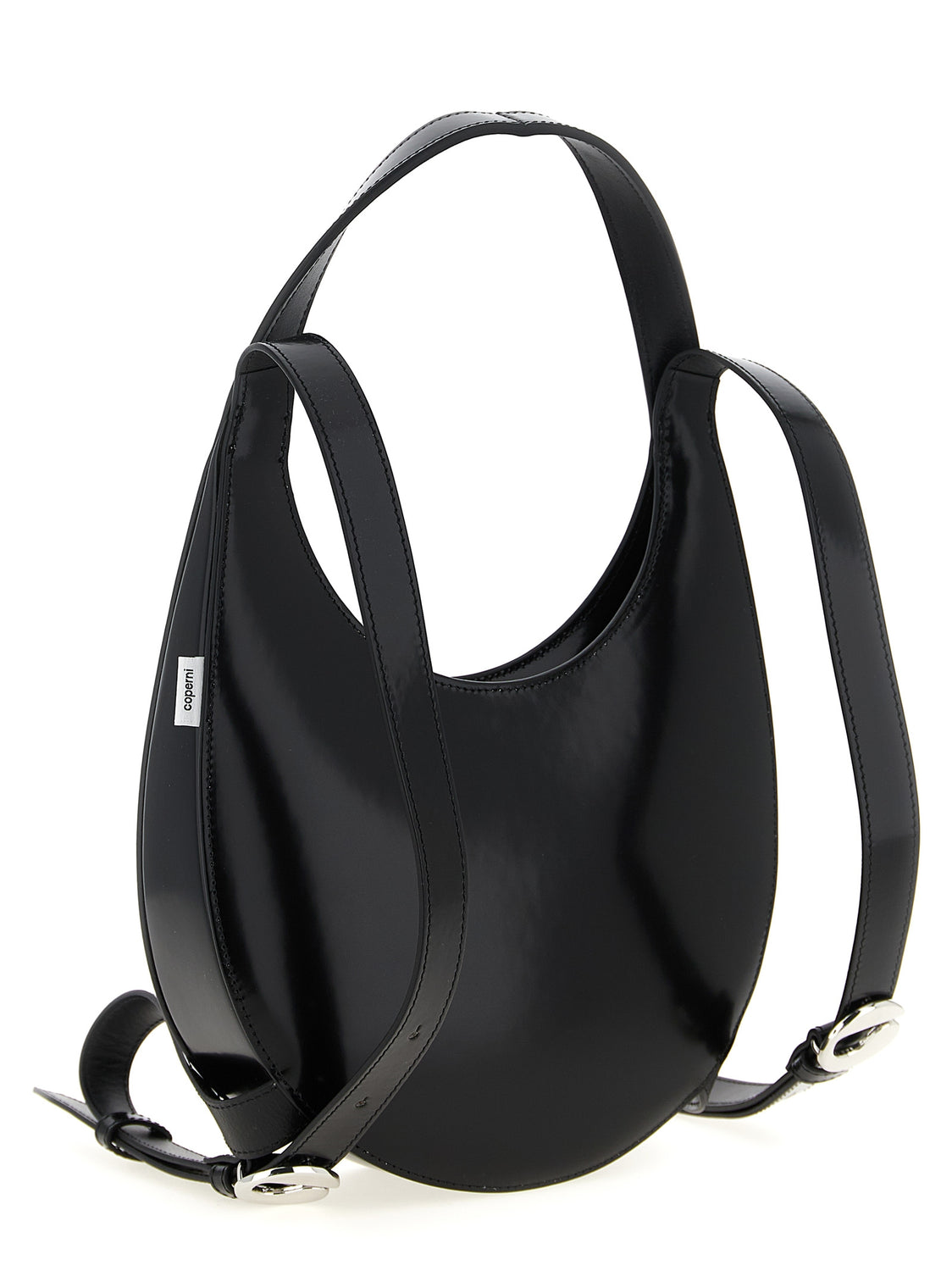 Black Cowhide Backpack