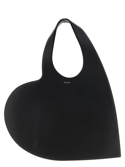 Black Cowhide Shoulder Bag