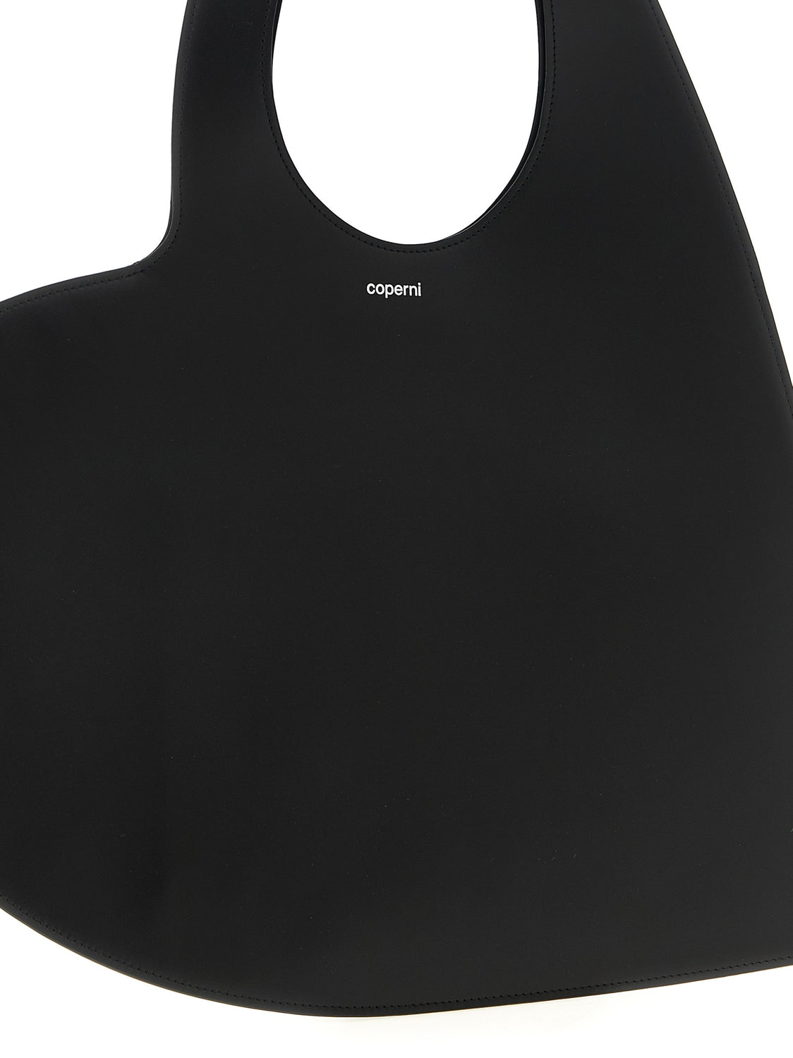 Black Cowhide Shoulder Bag