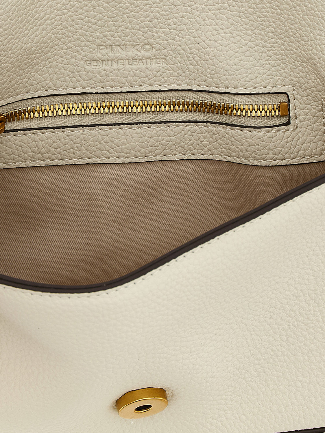 White Goatskin Crossbody Bag