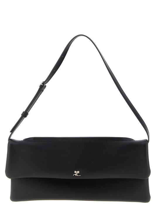 Black Cowhide Clutch Bag