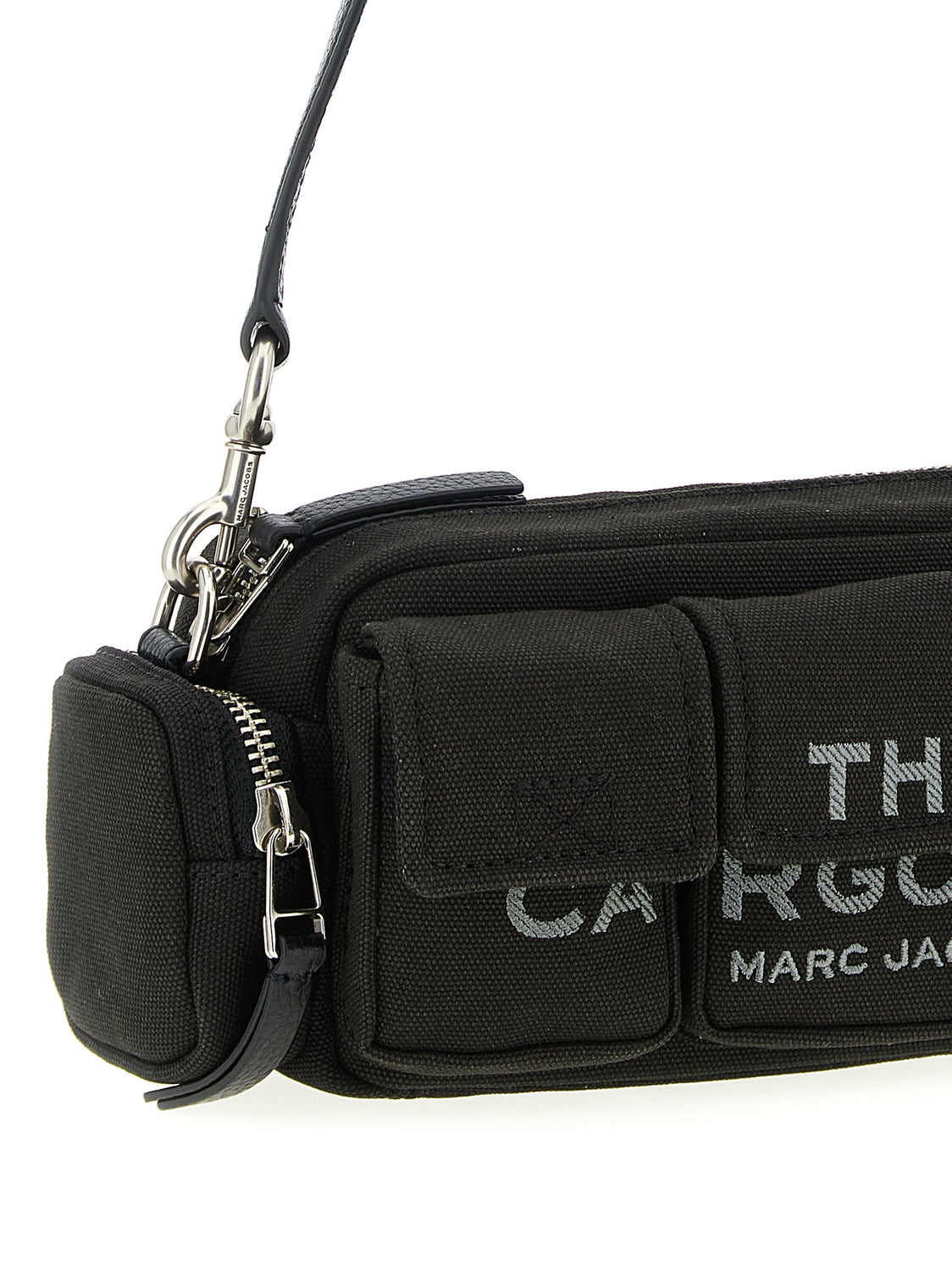 Black Cotton Shoulder Bag
