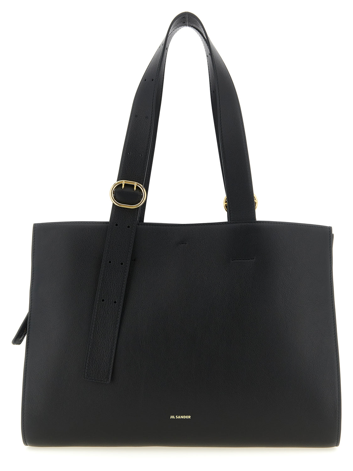 Black Calfskin Tote Bag