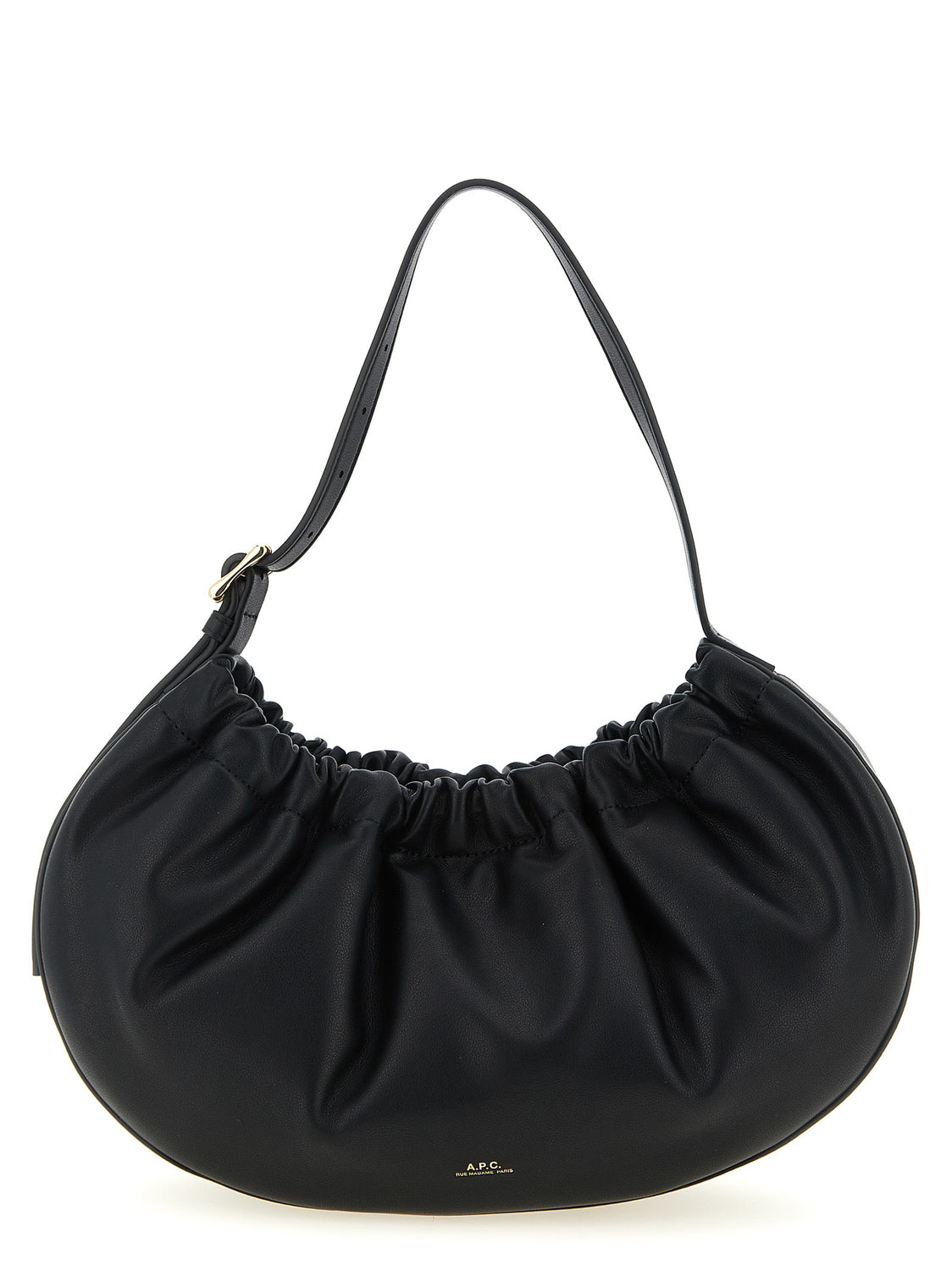 Black Polyethylene Shoulder Bag