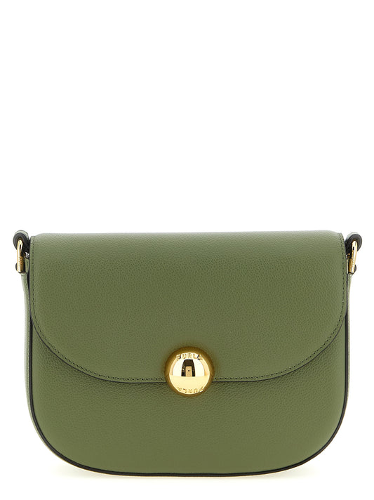 Bicolor Calfskin Crossbody Bag
