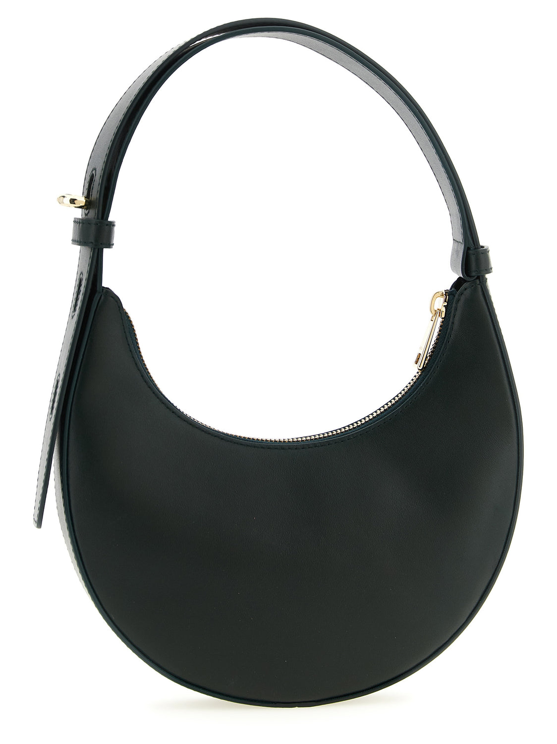 Bicolor Calfskin Shoulder Bag