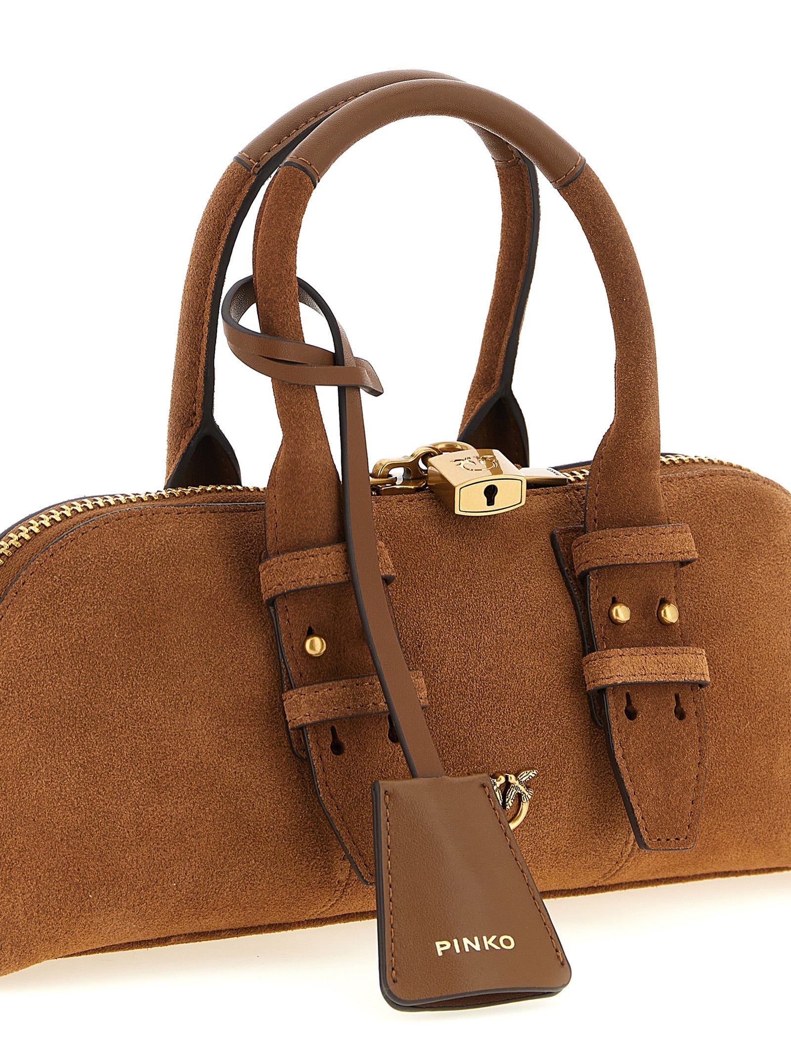 Brown Cowhide Shoulder Bag