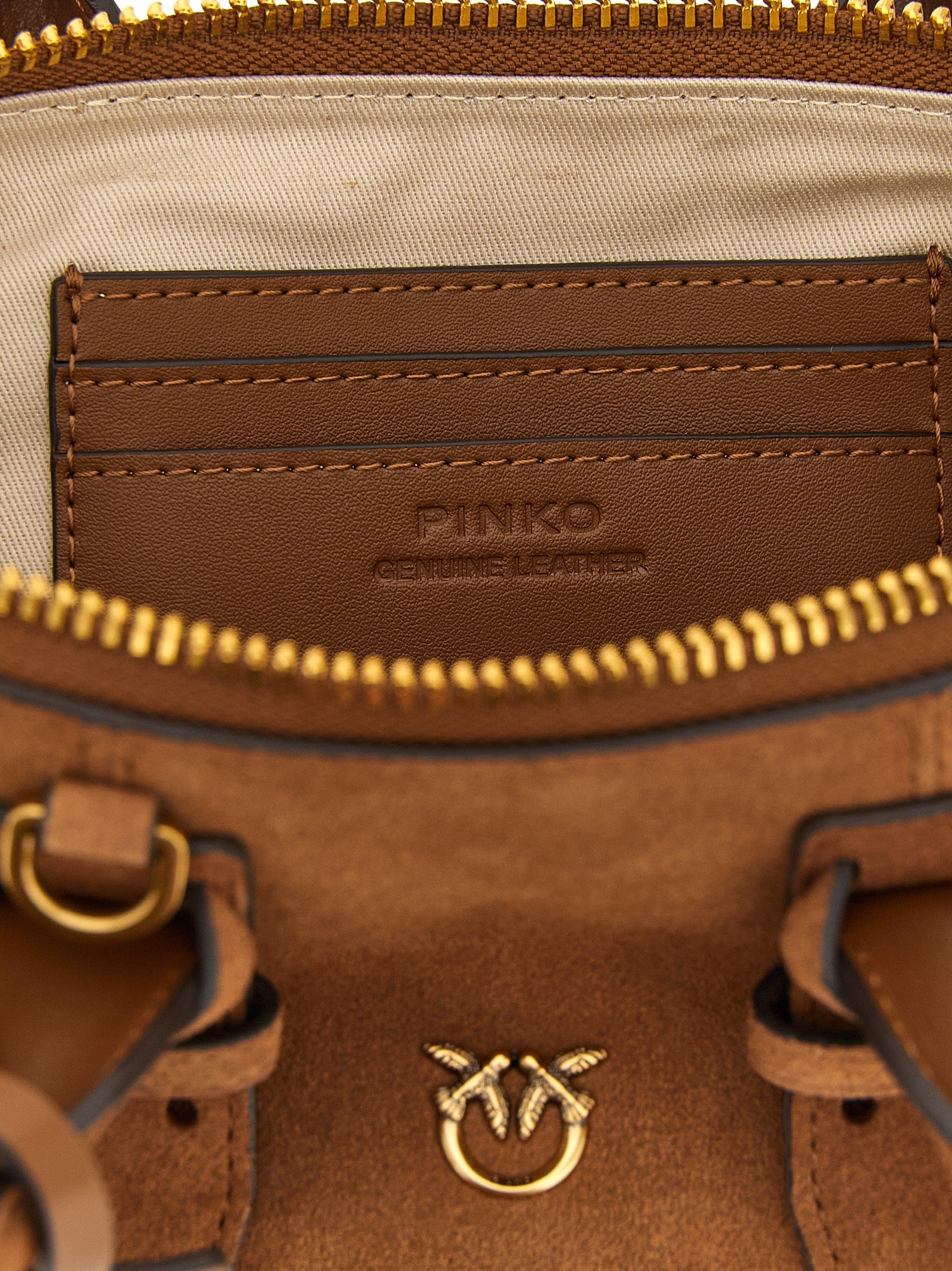 Brown Cowhide Shoulder Bag