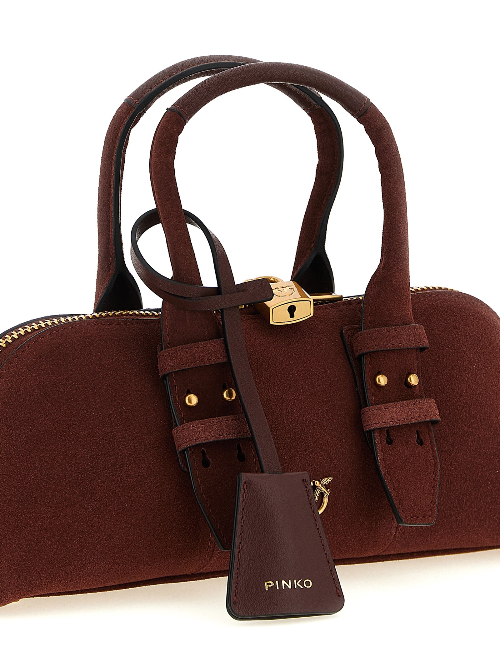 Bordeaux Cowhide Shoulder Bag