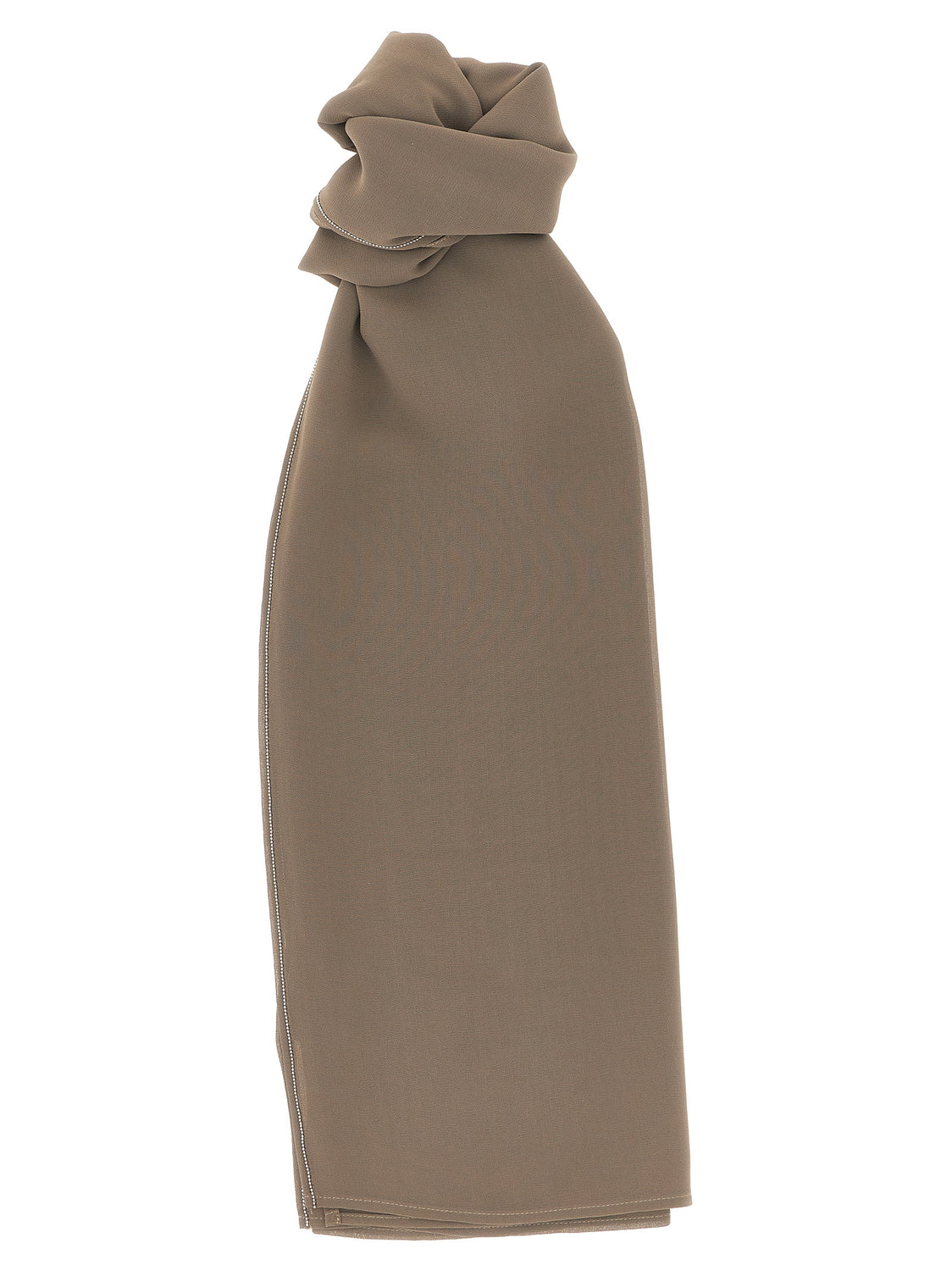 Brown Polyester Scarf