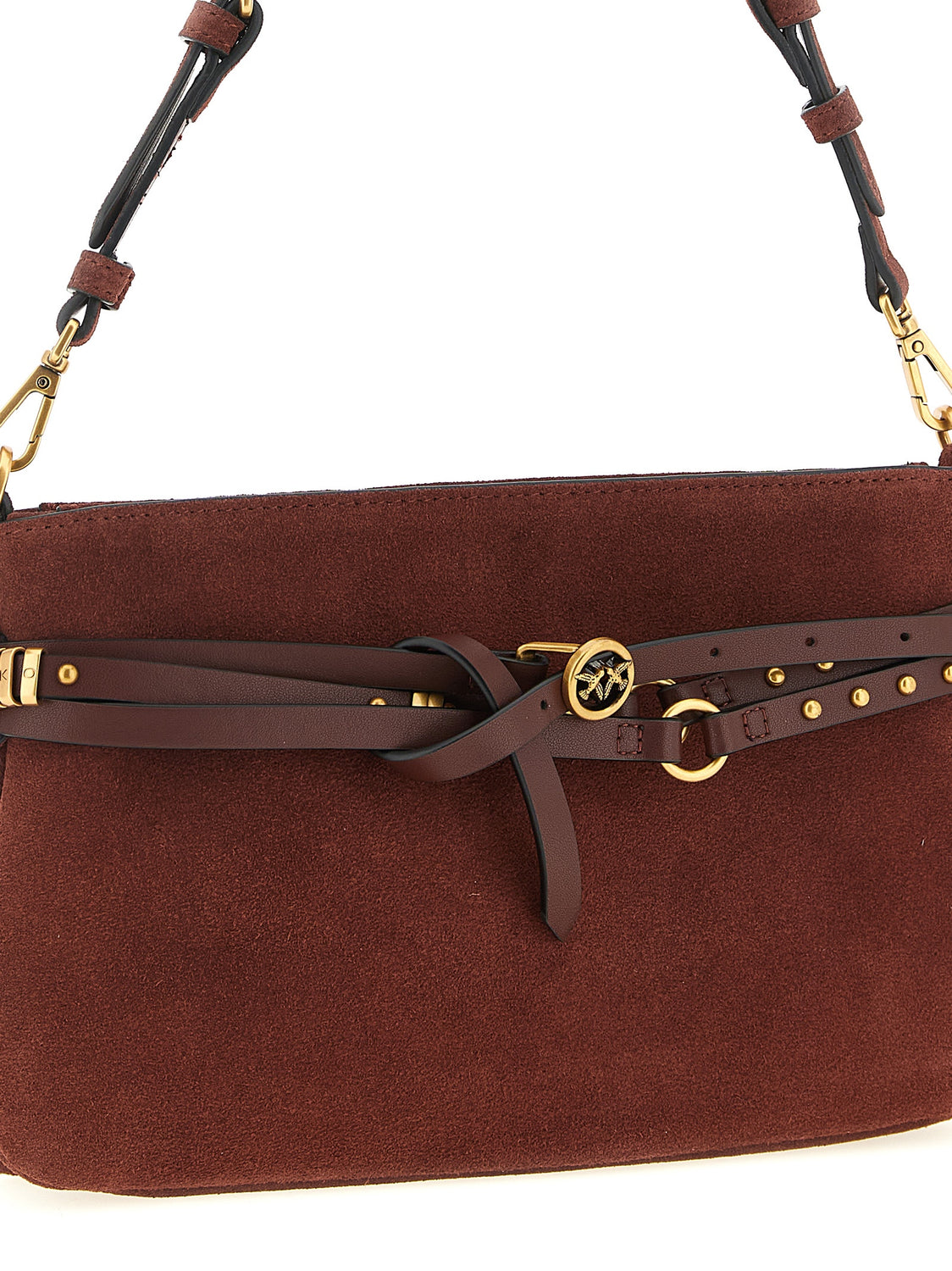 Bordeaux Lamb Leather Shoulder Bag