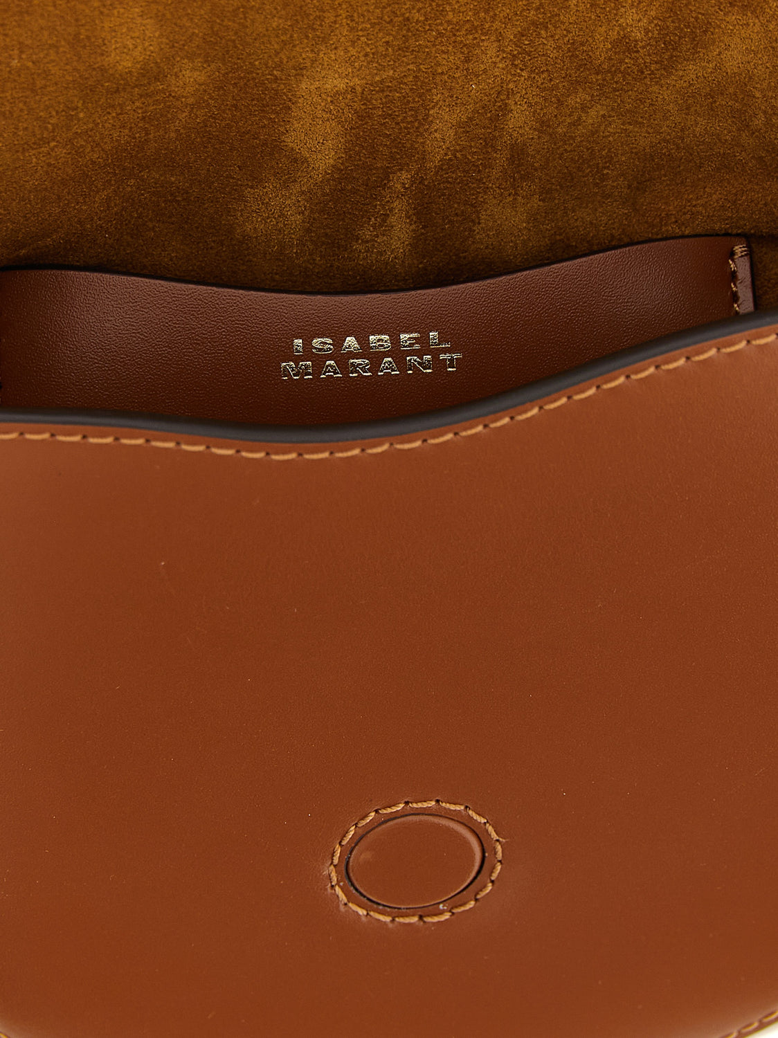 Brown Calfskin Crossbody Bag