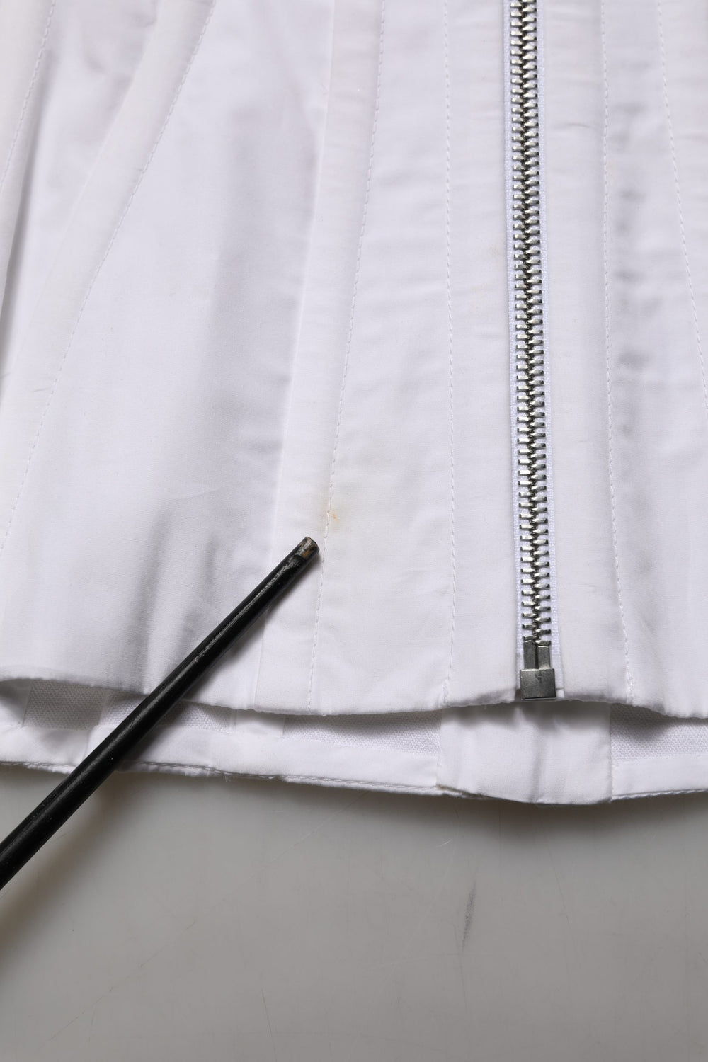 White Brown Cotton Sleeveless Corset Top