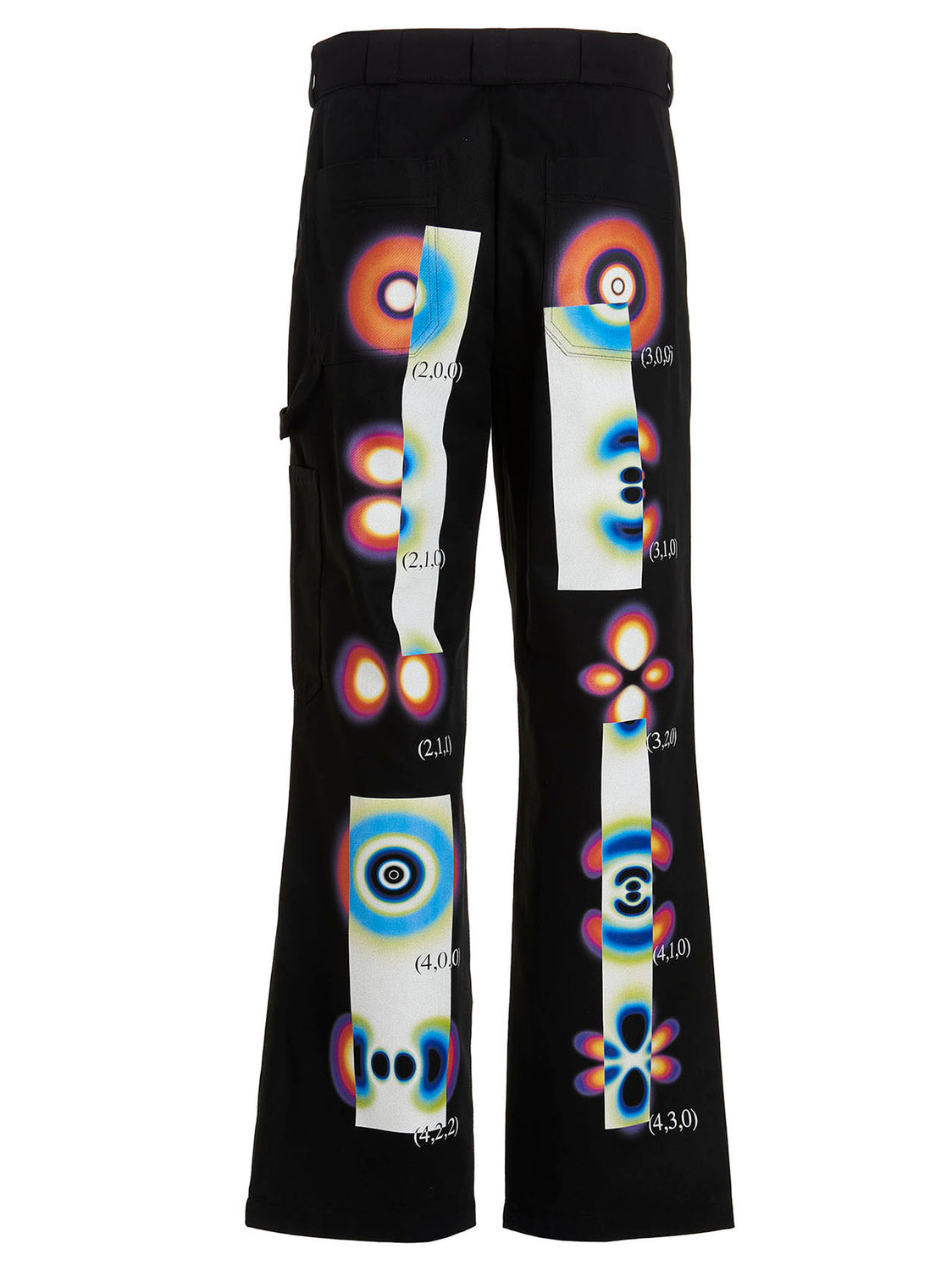 Black Cotton Casual Pants